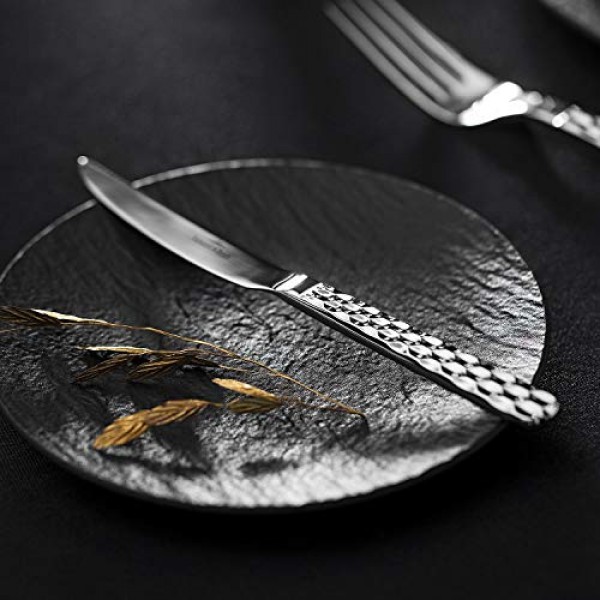 Villeroy & Boch Manufacture Rock Bread & 버터 접시, 6.25인치, 블랙/그레이