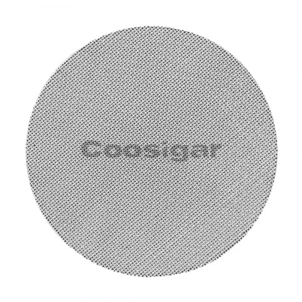 Coosigar 53.3mm 에스프레소 퍽 스크린, 1.7mm 150μm 커피 재사용 가능한 전문 바리스트 에스프레소 스크린, 54mm 바닥 없는 포터필터 필터 바구니 - 316 스테인레스 스틸로 제