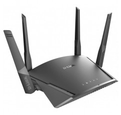 D-Link DIR-1960 AC1900 EXO 스마트 메시 WiFi 라우터(2.4 및 5GHz, 2,600Mbit/s, 802.11a/b/g/n/ac, 2 x USB 3.0 및 2.0, 4 x 10/100/1000 LAN 포트