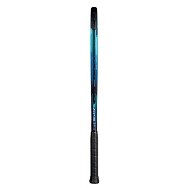 Yonex EZONE 100 스카이 블루 테니스 라켓(7세대) - 원하는 색상의 합성 내장 라켓 스트링 연결 - 16x19 스트링 패턴