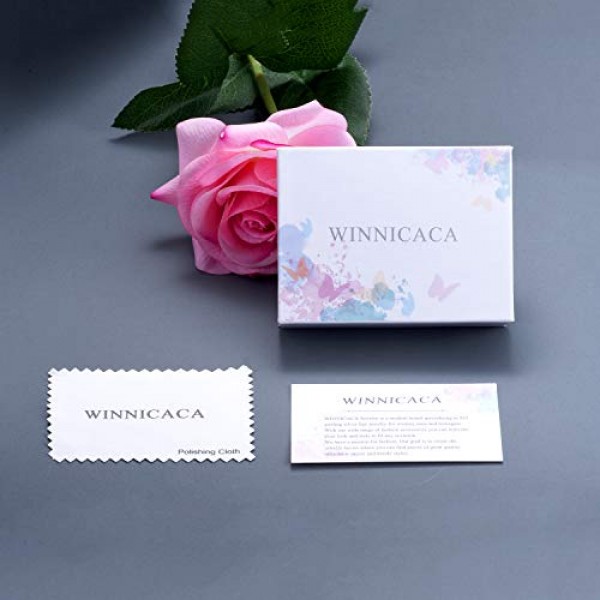 100개 언어로 된 'I Love You'가 있는 Winnicaca 문자 목걸이, 여성/여아용 스털링 실버 러브 펜던트