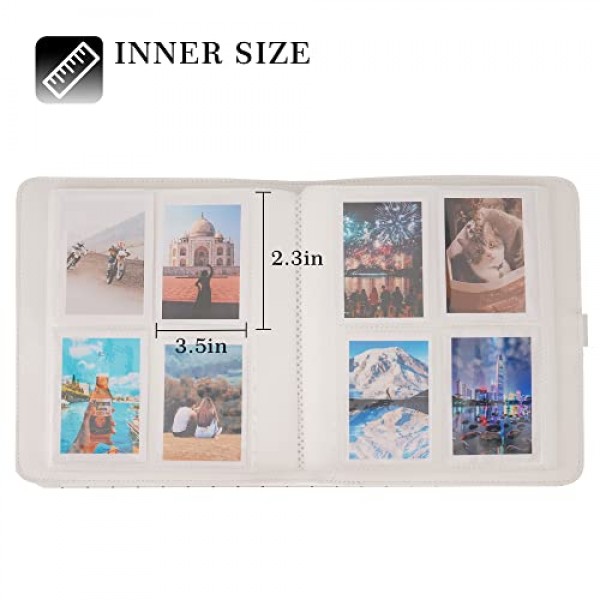 Fuji Instant Mini 70 7s 8 8+ 9 11 25 50s 90, Polaroid SnapTouch PIC-300 Z2300 인스턴트 카메라 롤용 256 포켓 미니 앨범