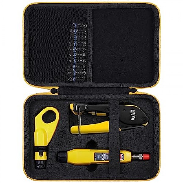 Klein Tools VDV002-818 동축 케이블 도구 및 커넥터용 Aenllosi 하드 운반 케이스 교체, 동축 케이블 크림퍼 키트 도구용 맞춤형 홀더(케이스만 해당)