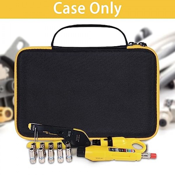 Klein Tools VDV002-818 동축 케이블 도구 및 커넥터용 Aenllosi 하드 운반 케이스 교체, 동축 케이블 크림퍼 키트 도구용 맞춤형 홀더(케이스만 해당)
