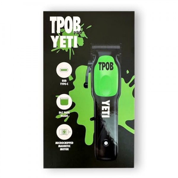 TPOB YETI 자기 마이크로칩 10000RPM 전문 헤어 클리퍼