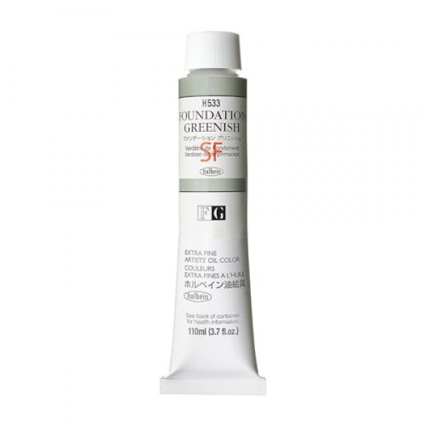 Holbein Artists?ÇÖ 오일 파운데이션 컬러 - 그린 파운데이션 - 110ml