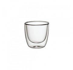 Villeroy & Boch Manufacture Rock 소형 텀블러, 2.5인치/3.75온스, 크리스탈 유리, 투명