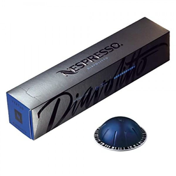 유럽 ​​버전 Nespresso Vertuo 라인: Diavolitto - 수입 커피 캡슐 포드 30개(미국 Nespresso와 제휴하지 않음)