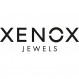 XENOX XS2925 여성용 목걸이 버터플라이 해피 아워 스털링 실버 925 실버 화이트 지르코니아 45 cm