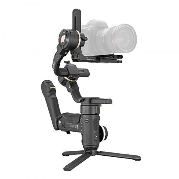 Sony Canon Panasonic Nikon 카메라, Blackmagic 6K 4K, 모듈형 디자인, 최대 페이로드 6.5kg(Smartsling 핸들)용 미러리스 DSLR 시네마 카메라 캠코더용 Zhiyun Crane 3S 짐벌 안정기