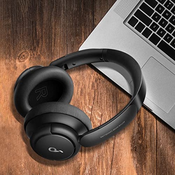Anker Soundcore 헤드폰 Q30 및 Anker Q35, Life Q30 이어패드 이어 쿠션, 단백질 가죽 스킨 및 메모리 폼용 교체용 이어패드 쿠션
