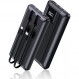 보조 배터리 휴대용 충전기 - 16000mAh 보조 배터리 지원 PD 30W 및 QC4.0 고속 충전기(내장형 2 출력 케이블, iPhone 및 Android 휴대폰 및 대부분의 전자 장치용 LED 디스플레이 