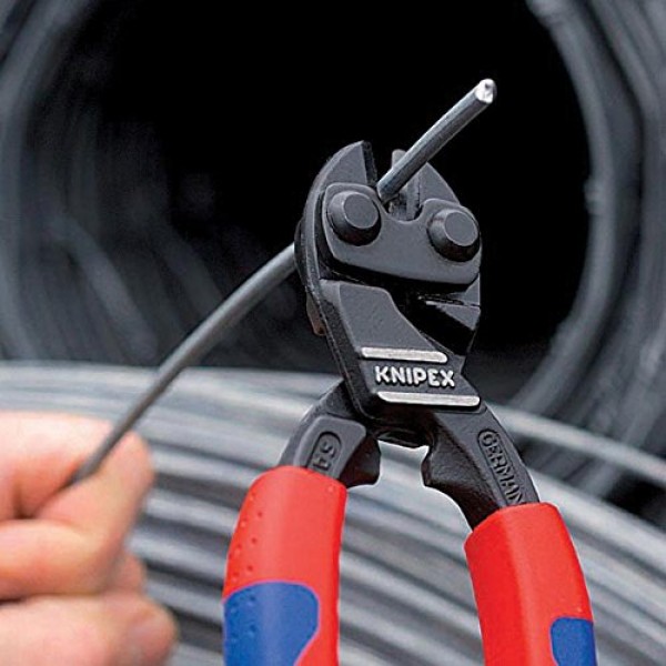 KNIPEX 도구 - CoBolt 컴팩트 볼트 커터, 다중 구성 요소, 테더 부착 장치(7102200TBKA)