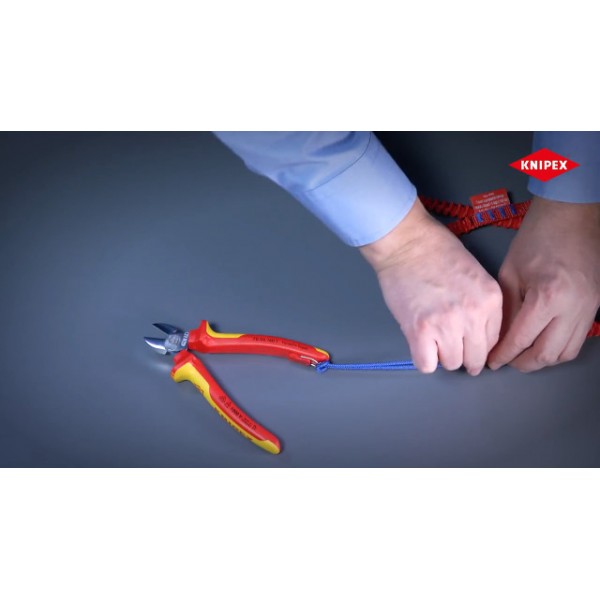 KNIPEX 도구 - CoBolt 컴팩트 볼트 커터, 다중 구성 요소, 테더 부착 장치(7102200TBKA)
