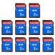 INDMEM 2GB SD 카드, 10팩 클래스 4 2GB 플래시 메모리 카드 MLC 표준 보안 디지털 카드 카메라 카드
