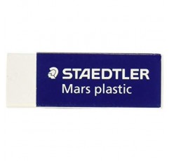 Staedtler Mars 라텍스 프리 지우개, 화이트, 1팩(STD52650)