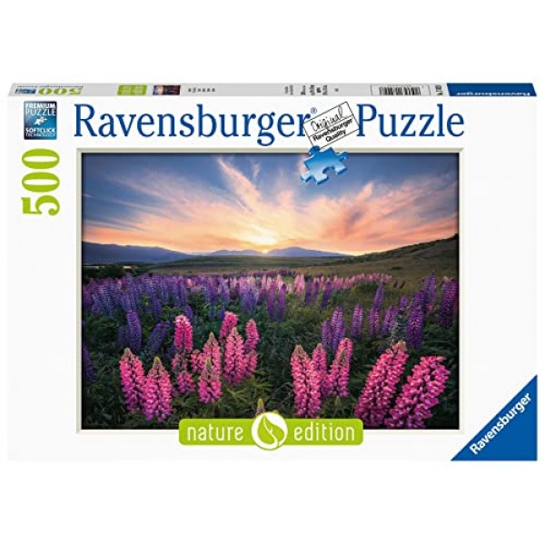 Ravensburger - 성인 직소 퍼즐 - 500피스 퍼즐 - Lupins(Nature Edition) - 성인 및 12세 어린이 - 프리미엄 직소 퍼즐 - 17492