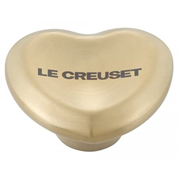 Le Creuset 형상 하트 손잡이, 대형, 45mm, 라이트 골드