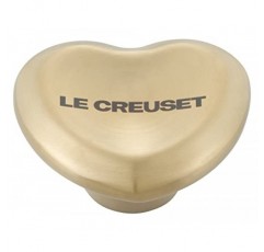Le Creuset 형상 하트 손잡이, 대형, 45mm, 라이트 골드