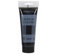 Sargent Art 23-0385 120Ml 튜브 아크릴 페인트, 화성 검정
