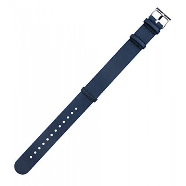 BARTON 가죽 NATO® 스타일 시계 스트랩 - 색상, 길이 및 너비 선택 - 18mm, 20mm, 22mm, 24mm 밴드