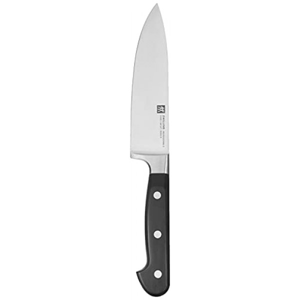 ZWILLING Professional S 6인치 Razor-Sharp 독일 셰프 칼, 거의 300년 동안 완벽해진 특수 포뮬러 스틸을 사용하여 회사 소유의 독일 공장에서 제작, 식기세척기 사용 가능