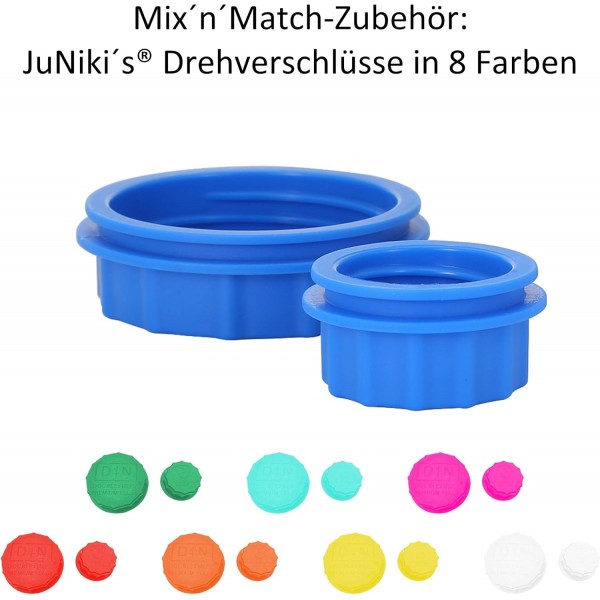 JuNiki의 음료수 병 또는 Hydro Flask Wide Mouth 또는 이와 유사한 제품을 위한 JuNiki's® Double Neck® 뚜껑 교체용 뚜껑 스포츠 뚜껑 폐쇄 - 누수 방지, BPA 없음 - 특허 출원 중. 하