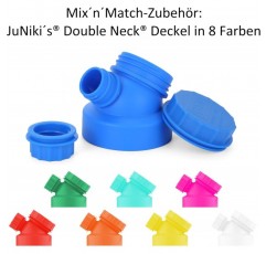 JuNiki의 음료수 병 또는 Hydro Flask Wide Mouth 또는 이와 유사한 제품을 위한 JuNiki's® Double Neck® 뚜껑 교체용 뚜껑 스포츠 뚜껑 폐쇄 - 누수 방지, BPA 없음 - 특허 출원 중. 하