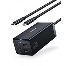 Baseus USB C 충전기 67W 및 허브 4-in-1 충전 스테이션 - iPhone 15 Pro Max, MacBook, Nintendo Switch, Steam Deck(100W USB4.0 케이블 포함)용 고속 충전 및 데이터 전송 도킹 스테이션