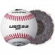 CHAMPRO USSSA 게임 야구공(풀 그레인 가죽 커버 포함), 12팩, 화이트