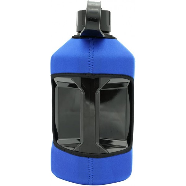 Alpha Bottle XXL+ Alpha Armor Insulated Neoprene Sleeve BPA Free Made in the UK Blue