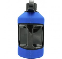 Alpha Bottle XXL+ Alpha Armor Insulated Neoprene Sleeve BPA Free Made in the UK Blue