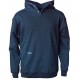 Arborwear 남성용 두 배 두꺼운 후드 풀오버 스웨트 셔츠 - 스냅 넥 칼라와 핸드워머 파우치가 있는 헤비급 후드티