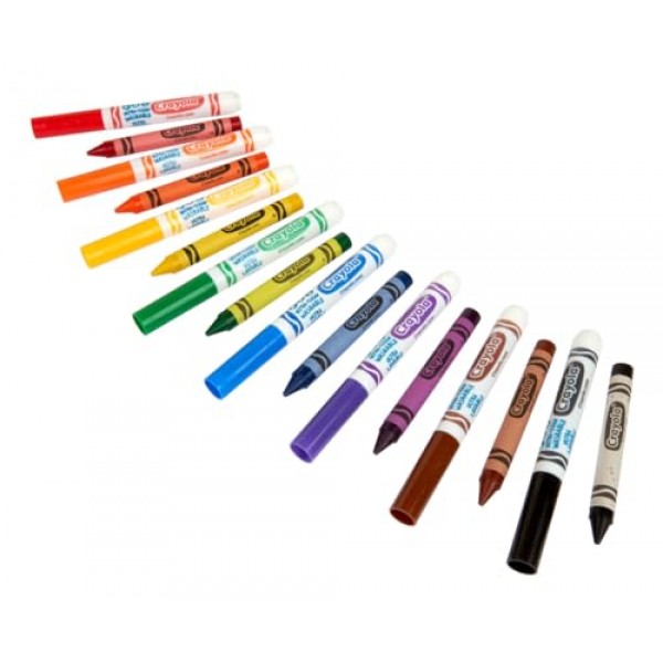 Crayola Large Crayons & Ultra Clean Washable Markers, 256 Count, Assorted (CYO523348)