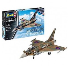 Revell REV-03900 영국의 전설: Eurofighter Typhoon RAF 항공기 모델 키트 1:72 8.75