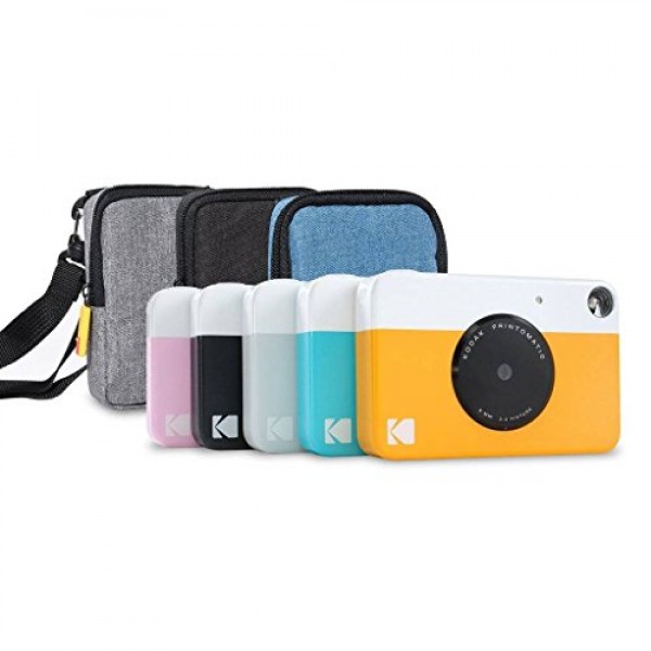 Kodak Printomatic 즉석 카메라 번들(녹색) 징크 페이퍼(20매) - 케이스 - 사진 앨범 - 걸이용 액자.