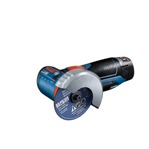 BOSCH GWS12V-30N 12V 최대 브러시리스 3인치 앵글 그라인더(기본 공구), 파란색