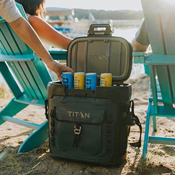 Titan 급속 동결 용접 냉각기 및 용접 백팩, 누출 방지, Microban 보호 및 며칠 동안의 얼음 유지