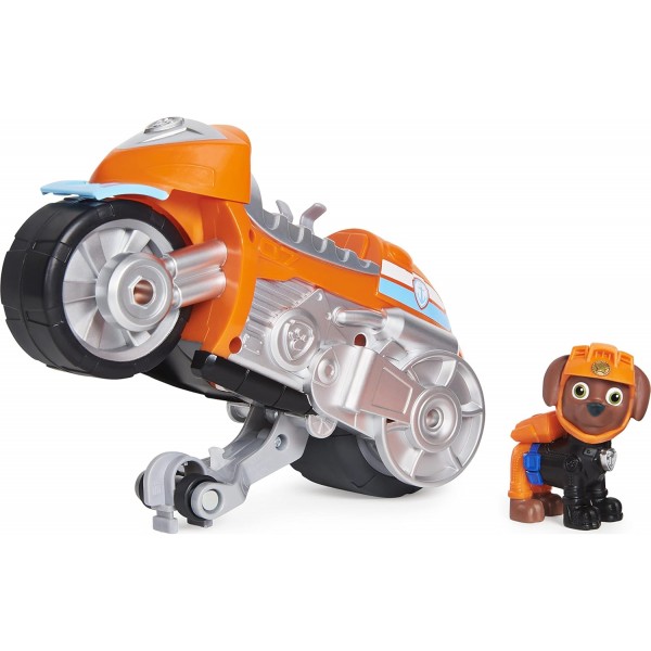 Paw Patrol Moto Pups 장난감 그림이 있는 Zuma의 모터바이크(3세 이상) 및 Moto Pups Skye의 오토바이(장난감 그림 포함) 풀백 및 휠리 기능이 있는 자동차(3세 이상 기본 차량)