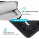 Lacdo 360° 보호용 노트북 숄더백 슬리브 케이스, 13인치 New MacBook Pro M2/M1 2022-2012, 13인치 New MacBook Air M2/M1 2022-2010, Surface Book 3 2, 13" HP Acer ASUS Lenovo 컴퓨터, 블랙 13- 13.3인