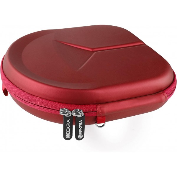 JBL Live 650BTNC, T750BTNC, Live 500BT, Lifestyle E65BTNC, Everest 310용 Geekria 케이스 헤드폰, 하드 운반 케이스, 헤드셋 케이스용 보호 가방(빨간색)
