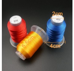 New Brothread 40 Brother Colors 폴리에스터 기계 자수 실 - 자수기 및 재봉틀용 550yds(500야드)