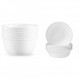 Corelle Vitrelle 28온스 수프/시리얼 그릇 6개 세트, 칩 & 균열 방지 식기류 그릇, 겨울 프로스트 화이트 & 시리얼 그릇 6개 세트 | 겨울 프로스트 화이트 18온스 재사용 가능