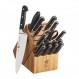 ZWILLING Professional S 18피스 Razor-Sharp 독일 블록 나이프 세트, 거의 300년 동안 완벽해진 특수 포뮬러 강철을 사용하여 회사 소유 독일 공장에서 제작, 식기세척기 사용 가