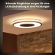 Philips Hue 화이트 앰비언트 LED 천장 조명 디머 스위치 포함, 흰색, 디밍 가능, 모든 흰색 음영, 앱을 통해 제어 가능, Amazon Alexa(Echo, Echo Dot)와 호환