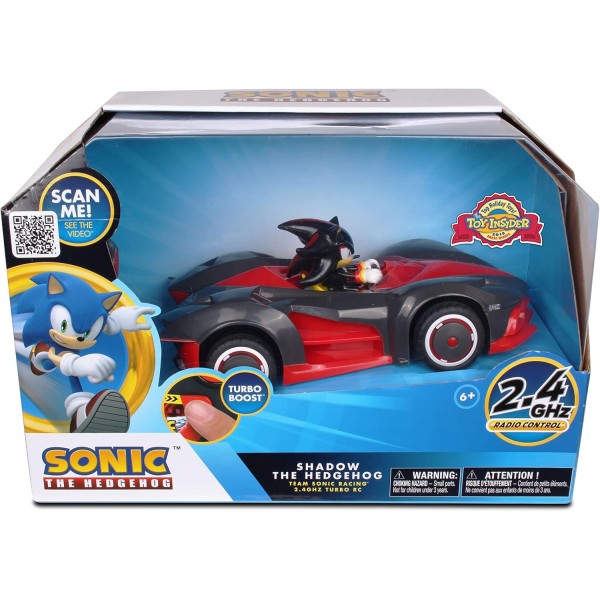Sonic Racing 2.4Ghz 원격 제어 자동차 터보 부스트 포함 | 섀도우 더 헤지혹