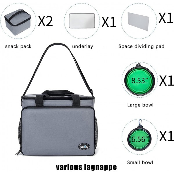 Wakytu Airline Approved Dog Travel Bag Stores 귀하의 모든 애완견 액세서리에는 애완동물 여행 가방, 식품 용기 및 접을 수 있는 그릇이 포함되어 있습니다 Perfect L(35L)
