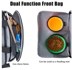 Wakytu Airline Approved Dog Travel Bag Stores 귀하의 모든 애완견 액세서리에는 애완동물 여행 가방, 식품 용기 및 접을 수 있는 그릇이 포함되어 있습니다 Perfect L(35L)