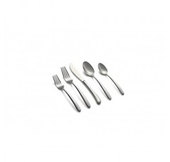 Cambridge Silversmiths Jude Mirror 45피스 식기 세트, 8인용 서비스, 실버