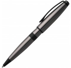 Cerruti 볼펜 1881 Bicolore Gun은 회색-검정색 황동으로 제작되었으며 필기 색상은 파란색, 길이: 13.5 cm, NSR9904D